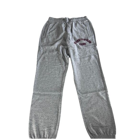 Gymshark Weightlifting Club Jogger Small Grey Sweatpants Logo Comfy Baggy Look - Picture 6 of 13